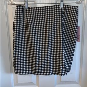 Checkered Fancy Skirt
